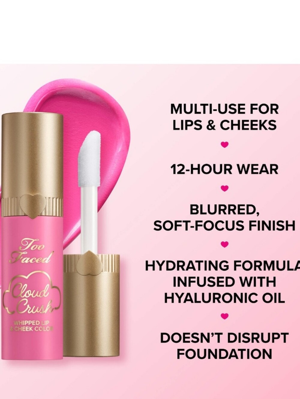 Too Faced Cloud Crush Whipped Lip & Cheek Color